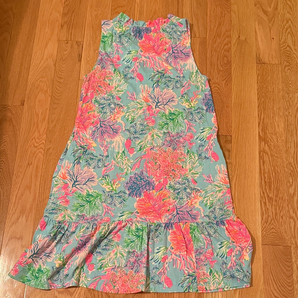💕EUC Lilly Pulitzer Vibrant Floral Shay Dress with pockets. - Picture 6 of 7
